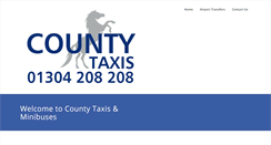 Desktop Screenshot of county-taxis.co.uk