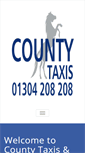 Mobile Screenshot of county-taxis.co.uk